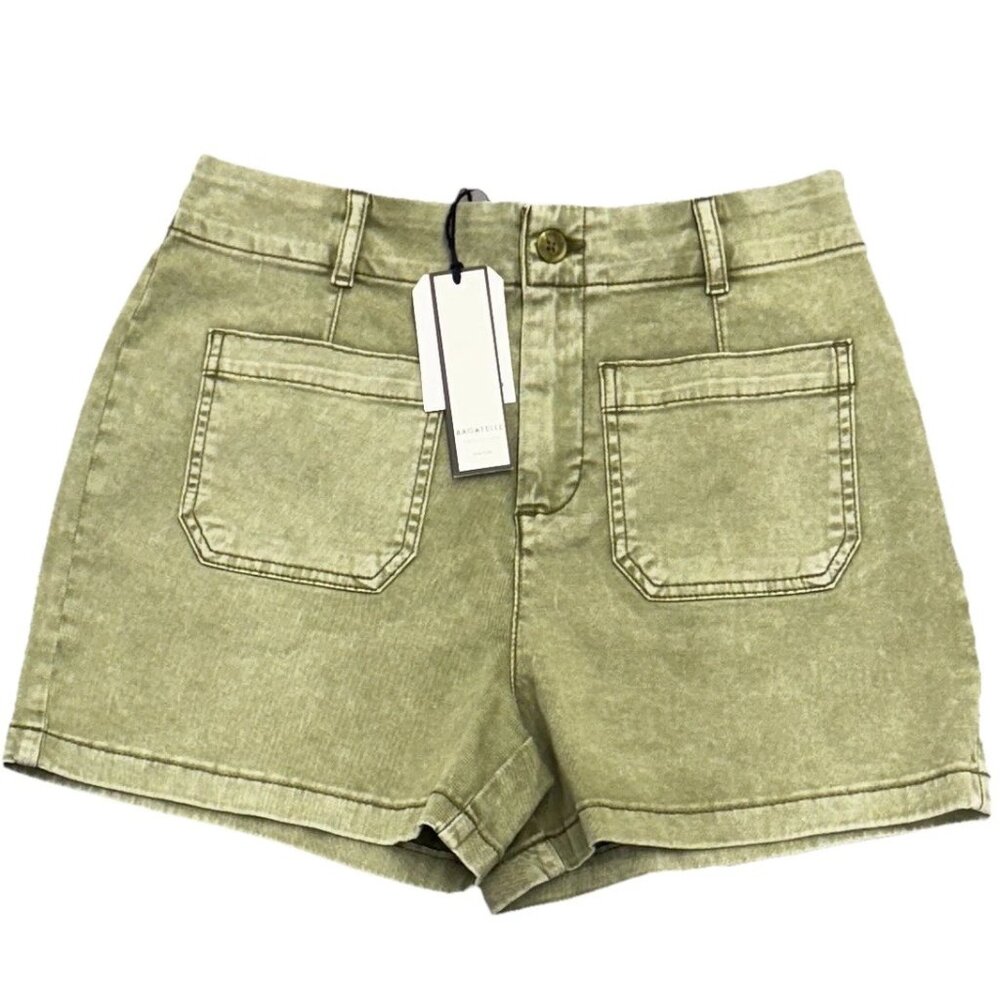 NWT Bagatelle Collection Olive Green Shorts Women’s Size 8 High Rise Stretch